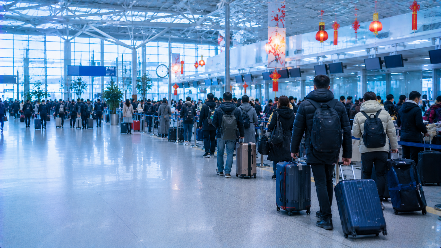 설날 연휴 인천공항 이용 완벽 가이드 — 혼잡 피크·주차·출국장 전략